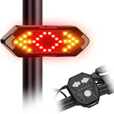 SG SELLER Wireless Bicycle Signal Tail Light | Bike Rear Turn Signal Light | Bicycle Horn High Quality Waterproof I Cycling Accessories