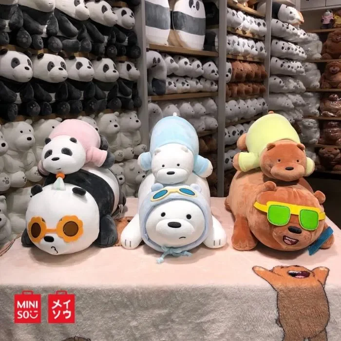 We bare bears sales plush miniso price