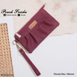 Friska Pouch Tas Dompet Wanita Handbag Nirmala Antiair Waterproof Tali Pendek
