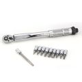 【11-piece set】Adjustable Torque Wrench Torque Wrench Torque Wrench 1/4" 5-25Nm Adjustable Torque Wrench Bicycle Repair tools kit. 