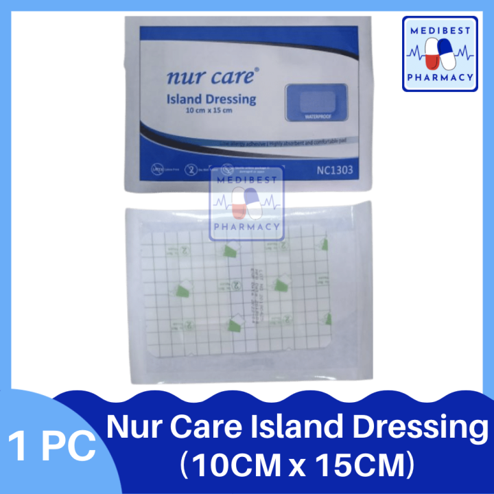 Wound Dressing Plaster Waterproof 10cm x 15cm (Plaster Luka) Lazada