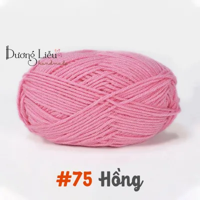 (Bảng màu 2) Len Milk Cotton 50gr mác đen