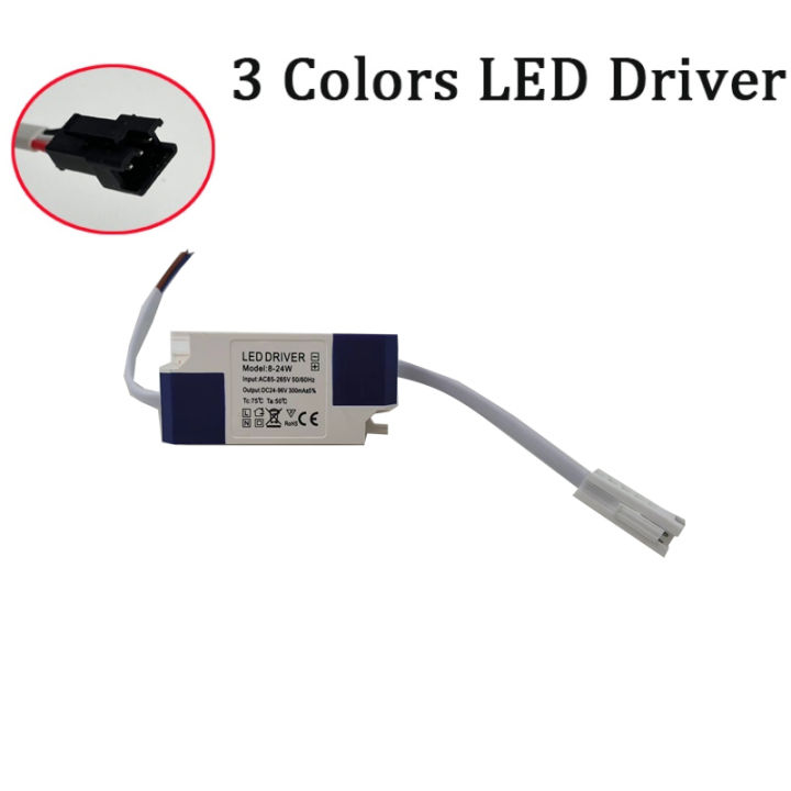 Tri Color Lader 3 Colors LED Driver 8-24W 4-7W 3-5W (3 pin) Transformer for Tri-color ...