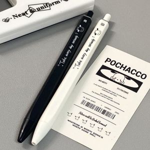【Ready Stock】Sanrio Cartoon Pen Cute Press Gel Pen Ins Simple Student Black Pen Stationery Supplies