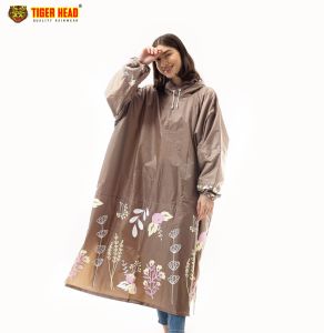 Jas Hujan Gamis Nabila Tiger Head - Kode 68343