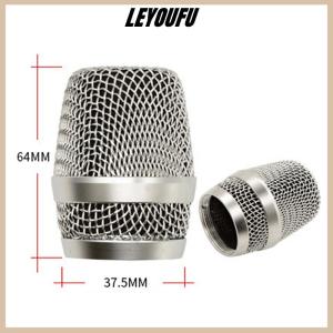 LEYOUFU Microphone Grill Head Microphone Grille Ball Head Cover Parts Accessory Replacement Metal Microphone Mesh Head DIY Parts Accessory For Shure beta58a