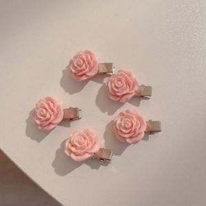 10 Pack Flower Hair Clips Set Wedding Hair Clips Girls Colorful Small Clips Korean Headwear Hair Accessories