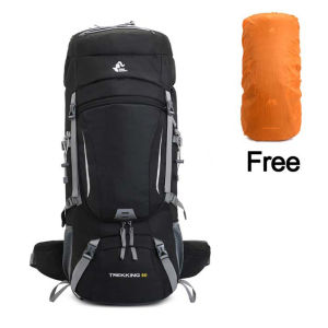 60L Camping Backpack Hiking Bag Sport Outdoor Bags With Rain Cover Travel Climbing Mountaineering Trekking Camping Bag