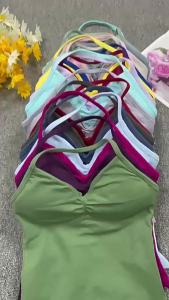 Áo tập yoga áo vest thể thao đồ lót áo tập thể dục nữ áo ngực đẹp cho phòng gym áo chạy bộ có áo ngực tích hợp áo dây tập luyện