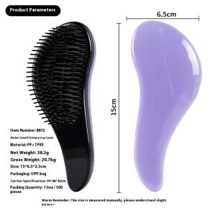 Lược chải tóc lớn không bị rối cho mịn và chăm sóc tóc khỏe mạnh