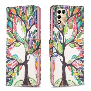 Case For Infinix 11 11S 11S NFC 10 Play / Infinix Note 11 11 Pro / Infinix Smart 6 Painted Pattern Cartoon Leather Wallet Card Slot Flip Case Casing