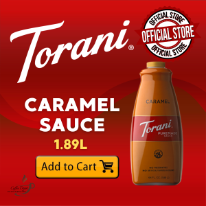 Torani Puremade Flavoring Sauces 1.89L & 16.5oz - Natural Dark Chocolate White Chocolate & Caramel Sauces