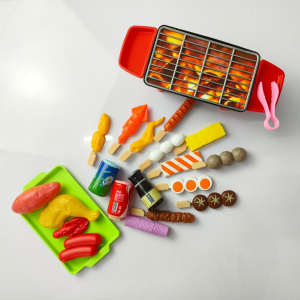 ชุดเตาปิ้งย่างบาร์บีคิวจำลองของเล่นทำอาหาร**ของเล่นอาหารจำลองของเล่นเด็ก**