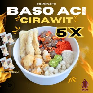 Paket Hemat 5 Bungkus Boci Cirawit Pedas Hotpot Instan