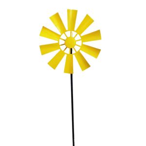 ADREE 8 màu sắc Cối xay gió xoay bằng loại rèn loại 2473cm. Cánh quạt gió Cối xay gió xoay Garden Plugin