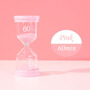 Jam Pasir Kaca Pengaturan Waktu Warna 30 / 60 Menit Hourglass Sand Clock Untuk Dekorasi Rumah Meja