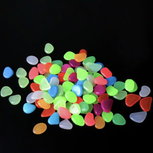 [50 Viên] Sỏi màu dạ Quang trang trí hồ cá tiểu cảnh