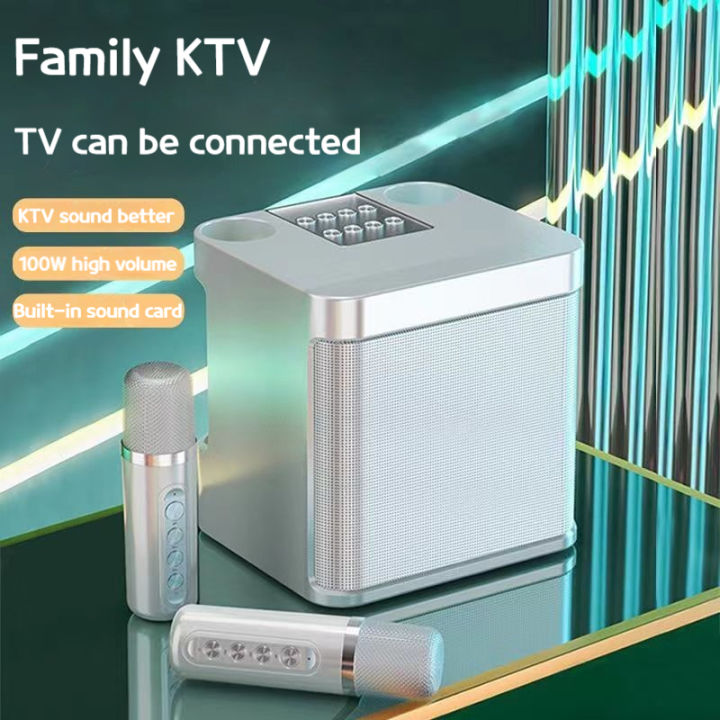 Karaoke Speaker With Mic Bluetooth Speaker With Microphone 3D Stereo ...