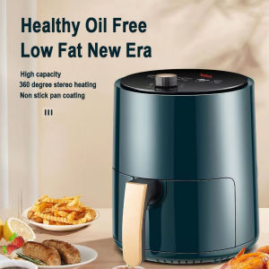Tefal 4.5L/4L/6L Air Fryer Oil-Free Electric Frying Oven Large Capacity Multi-Function Easy To Clean Non-Stick Fryer Tool | Automatic & Healthy Pemanggang Udara Gaya Mewah 空气炸锅
