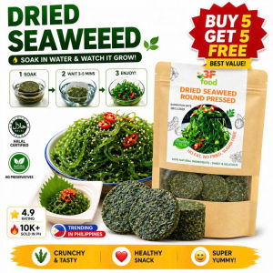【BUY 5 GET 5】Dried Seaweed Round Pressed - Sweet And Salty Taste Of Dried Shrimp And Seaweed