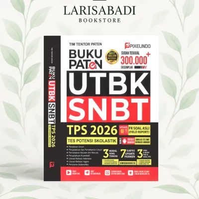 Buku Paten UTBK SNBT TPS 2026 Tim Tentor Paten - 300.000+ Soal Asli - 7 Subtes - Model Soal Terbaru - Untuk Persiapan Tes Potensi Skolastik.