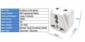 Type G Travel Adapter, Universal Socket to UK Plug Travel Charger Adapter, 2 In 1 Power Converter For Malaysia Singapore HongKong 13A 250V. 