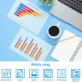 30 Sheets Transparency Film Paper, 8.5x11 Inches Transparent Film for Ink Jet Printer, 100% Transparencies Printing Transparent Film Sheets for Overhead Projector, Silk Screen Printing. 