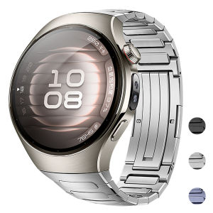 new Luxury Titanium Alloy Strap for Huawei Watch 5 46MM No Gaps Metal Band for Huawei Watch 5 42mm Business Watch Band Accessories high-quality