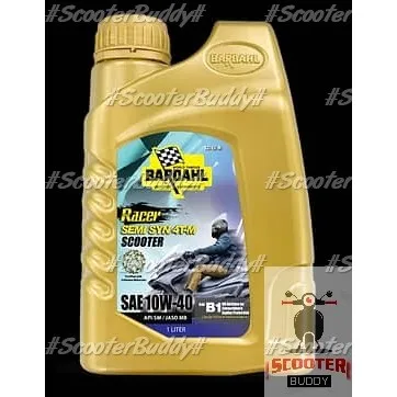 ORIGINAL 1 Liter BARDAHL Semi Synthetic (Scooter) API SM SAE 10W40