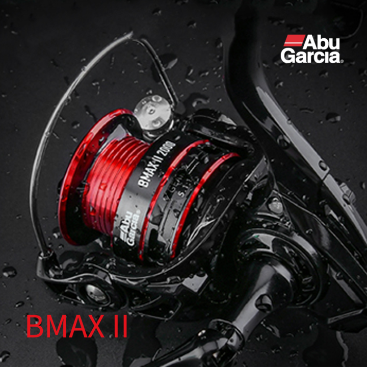 2021 Original ABU GARCIA BLACK MAX 2 Spinning Fishing Reel 4+1BB Graphite  Body Saltewater Fishing Reel Fishing Coil BMAX2
