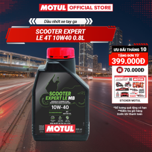 Dầu nhớt xe tay ga MOTUL SCOOTER EXPERT LE 10W40 0.8L & 1L