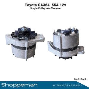 TOYOTA CA364 ALTERNATOR ASSEMBLY SINGLE PULLEY WITHOUT VACUUM 55A 12V BY-0196IR