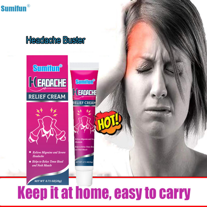 Apply immediate pain relief, headache ointment, migraine, neuropathic