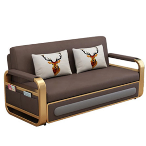 Sofa Giường Thông Minh B111 Khung Sơn Tĩnh Điện Siêu Bền Tay Vàng Sang Trọng Kích Thước 190x190cm