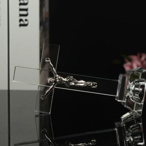 Cross Church Relics Jesus on the Stand for Cross Wall Crucifix