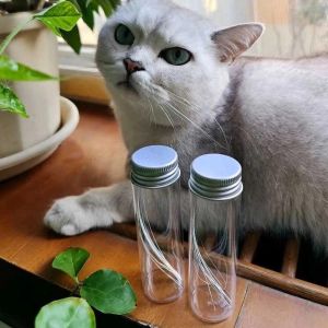 [Keep the Memory] Handmade Pet Hair & Whisker Keepsake Bottle – Wish Jar for Collecting Cat & Dog Whiskers – Durable & Unbreakable Memory Container