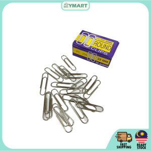 PAPER CLIP-AERO 32MM ROUND | JUMBO GEM PAPER CLIPS | 32MM | KLIP KERTAS (Price For 1 Box)