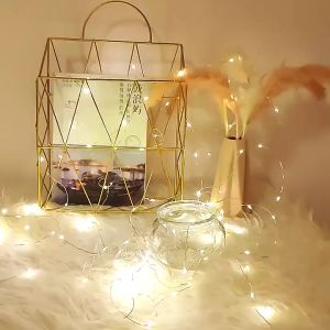 LED Fairy String Light Lampu Hiasan Hadiah 1m 2m 3m 3 Modes Make Every Gift Glow Flexible