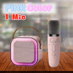 Wireless Karaoke Speaker K12 With  Karaoke Bluetooth Microphone Home KTV Karaoke Machine RGB Light Portable Mini