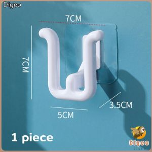 Digeo Slippers Rack No Punching Bathroom Simple Slipper Hook