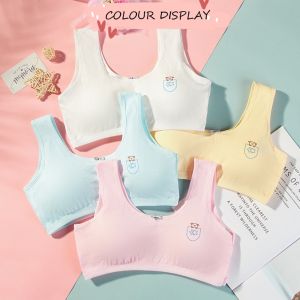 Cotton Training Bra Teenage Girl Student Vest Wireless Bralette 9-18 Years