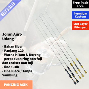Joran Udang Lentur Ringan / Joran UL Ultralight 120cm 1-3lb Grosir & COD - Pancing Lentur
