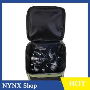 [NYNX] Cá chép câu cá cuộn túi được sử dụng cho hộp kiểu câu cá Reel Túi xách tay thiết bị câu cá lưu trữ hộp và bảo vệ bao gồm