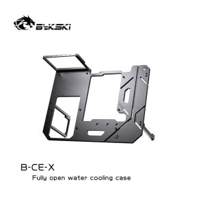 Bykski B-CE-X Open Frame Chassis Distro Plate Water Cooling Computer Case Vertical Horizontal DIY Display