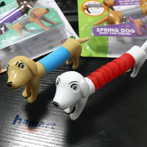 Đồ Chơi Sáng Tạo DIY Chó Lò Xo Spring Dog Thân Dẻo Kéo Dài Tạo Hình Thư Giãn Giảm Stress