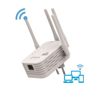 Bộ Kích Sóng Wifi 4 Râu Tốc Độ Cao 300Mbps Kiêm Cục Kích Wifi Không Dây Siêu Mạnh Bộ Kích Wifi Kết