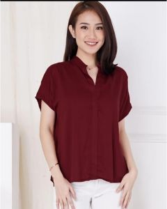 Bdg_Style Vika Blouse Blouse Wanita Atasan Wanita