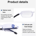 Autozoom reading glasses Anti Blue Light Glasses Square-Frame Presbyopic Glasses. 