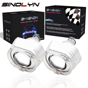 2.5 Mini 8.0 H1 High/Low Projectors LED Angel Eyes Halo HID Bixenon Projector Headlight Lens For H4 H7 9005 9006 Car Lights Accessories Motorcycle Retrofit