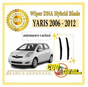 Automorovariasi - Wiper DNA Hybrid Blade Series Mobil Toyota Yaris 2006 - 2012 24 14 Sepasang